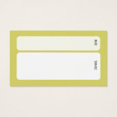 Client Card (裏面)