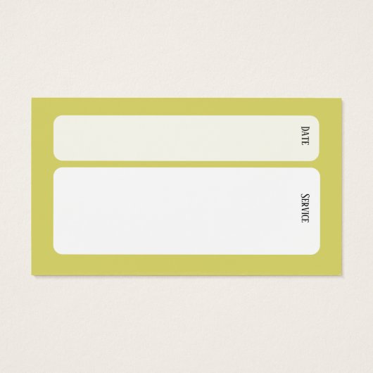 Client Card (裏面)