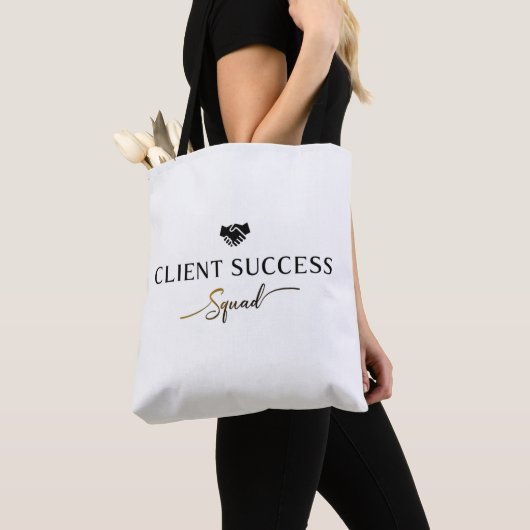 Client Success Squad – Professional Team トートバッグ (クローズアップ)