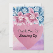 Client Thank You Card from Your Therapist – Custom サンキューカード (正面)