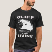 cliff diving Sunset or Cliff Jumping or High Divin Tシャツ (正面)
