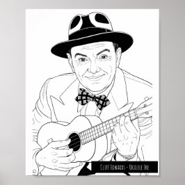 Cliff Edwards - Ukulele Ike ポスター