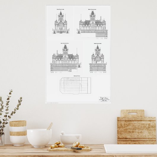 Cliff House 1907 Poster ポスター (キッチン)