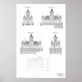 Cliff House 1907 Poster ポスター