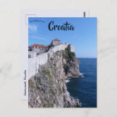Cliff in Dubrovnik Croatia ポストカード (正面/裏面)