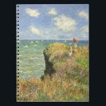 Cliff Walk at Pourville by Claude Monet ノートブック<br><div class="desc">Cliff Walk at Pourville (1882) by Claude Monet is a vintage impressionism fine art nautical painting. A seascape featuring two women standing on a rocky sea cliff. The ladies are carrying parasols and overlooking waves on the ocean on a sunny summer day. About the artist: Claude Monet (1840-1926) was a...</div>