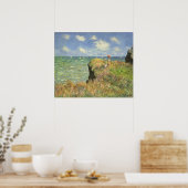 Cliff Walk at Pourville by Claude Monet ポスター (キッチン)