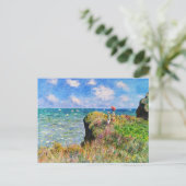 Cliff Walk at Pourville by Claude Monet ポストカード (スタンド正面)