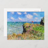 Cliff Walk at Pourville by Claude Monet ポストカード (正面/裏面)