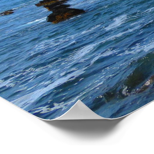 Cliff Walk in Newport – ポスター (角)