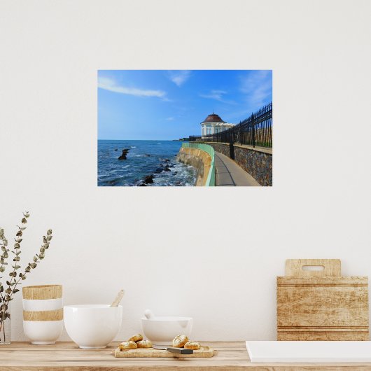 Cliff Walk in Newport – ポスター (キッチン)
