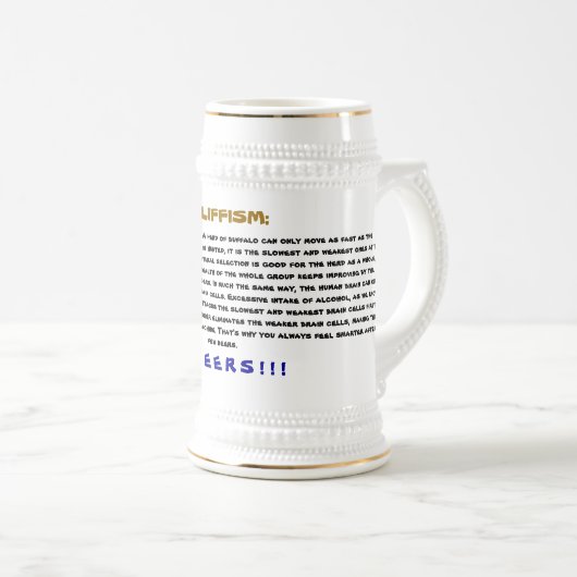 CLIFFISM!!! ビールジョッキ (正面右)