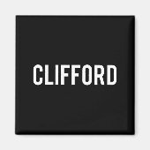 Clifford - Cool New Funny Name Fan Gift Tee  マグネット (正面)