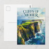 Cliffs of Moher Ireland ポストカード (正面/裏面)