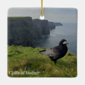 Cliffs of Moher, Ireland Christmas Ornament Rook セラミックオーナメント (裏面)