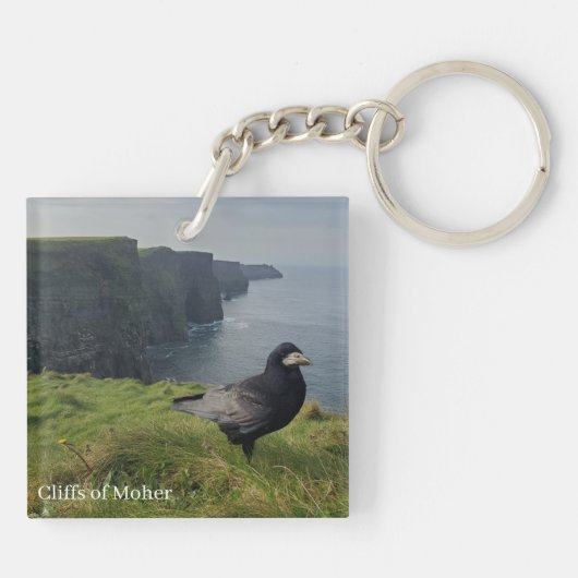Cliffs of Moher, Ireland Rook Keychain キーホルダー (裏面)