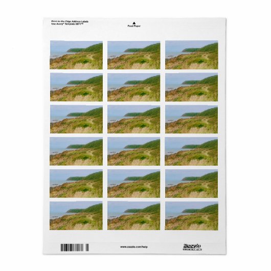 Cliffs of Skåne - Southern Sweden ラベル (フルシート)