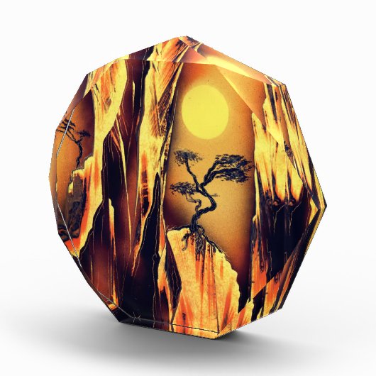 Cliffside Juniper Trees フォトブロック (右)