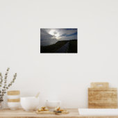 Cliffside Ocean Waterscape Poster ポスター (キッチン)