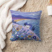 Clifftopのコテージ2013年 クッション (ブランケット)