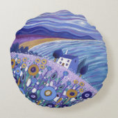 Clifftopのコテージ2013年 ラウンドクッション (裏面)