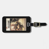 Cliftonの吊り橋およびボート ラゲッジタグ (正面横)