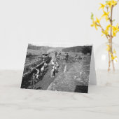 Clifton、ヴァージニア1863年の内戦の鉄道 カード (黄色い花)