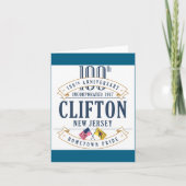 Clifton New Jersey 100th Anniv White _1  カード (正面)