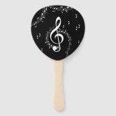 Climactic G Clef Music Black ハンドファン (裏面)