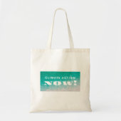 Climate Action Nowトートバッグ トートバッグ (正面)