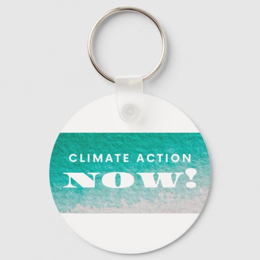 Climate Action Now Keychain キーホルダー (正面)