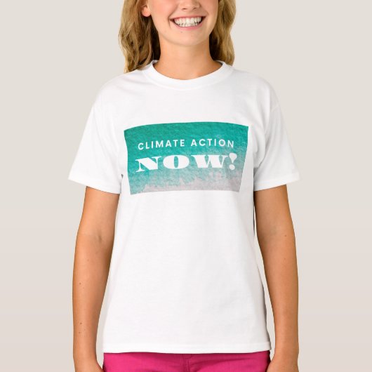 Climate Action Now Tシャツ (正面)