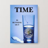 Climate Change 缶バッジ (正面)