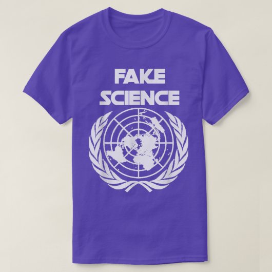Climate Change Fake Science UN Political Humor  Tシャツ (デザイン正面)