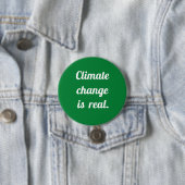 Climate Change: Green Button 缶バッジ (インサイチュ)