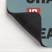 climate change is real マウスパッド (コーナー)