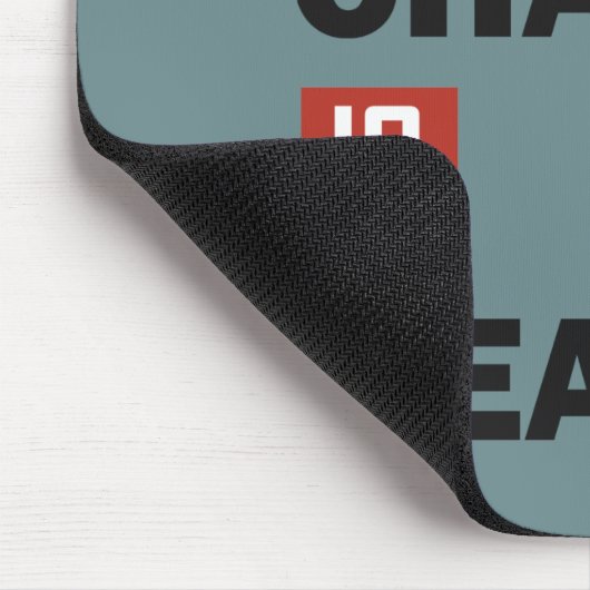 climate change is real マウスパッド (コーナー)