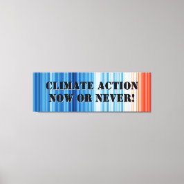 Climate Emergency Panoramic Canvas - Extra Wide キャンバスプリント