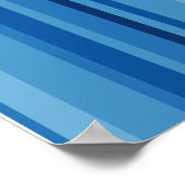 Climate Emergency Stripes Poster Science Wall Art ポスター (角)