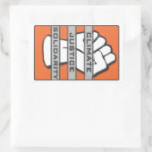 Climate Justice連帯ステッカー 長方形シール (バッグ)