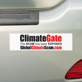ClimateGate バンパーステッカー (車上)