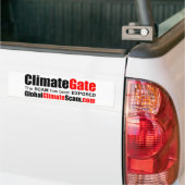 ClimateGate バンパーステッカー (トラック上)