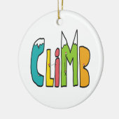 Climb セラミックオーナメント (左)