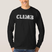 Climb Climber Sport Climbing Bouldering Tシャツ (正面)