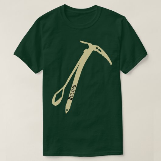 Climb Ice Axe Tシャツ (デザイン正面)