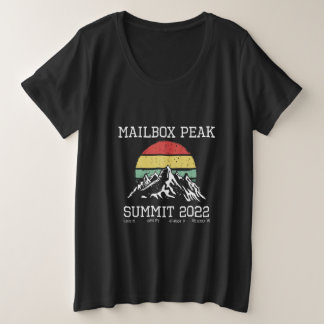 Climbed Mailbox Peak Summit 2022 Hike Washington S プラスサイズTシャツ