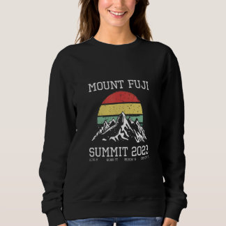Climbed Mount Fuji Summit 2023 Hike Japan Sun Hiki スウェットシャツ