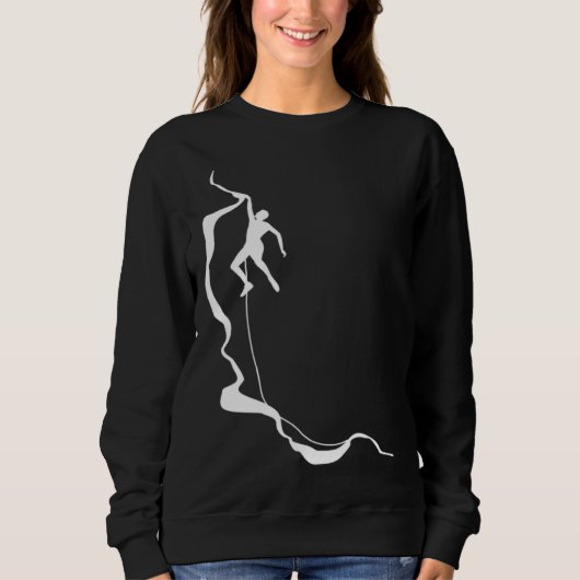 Climber Sport Climbing Bouldering  1 スウェットシャツ (正面)