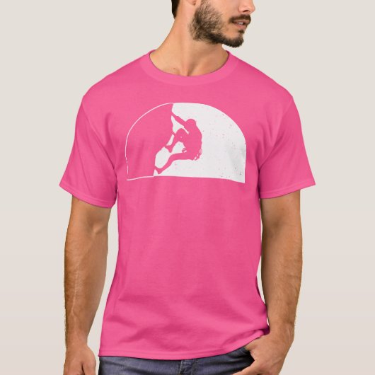 Climber Sport Climbing Bouldering Tシャツ (正面)