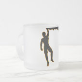 Climbers coffee mug フロストグラスマグカップ (正面左)